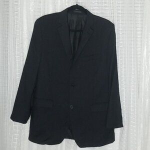 2/$25 or 3/$30 DKNY By Macy's Black Pinstripe Blazer Suit Jacket Men's Sz42R